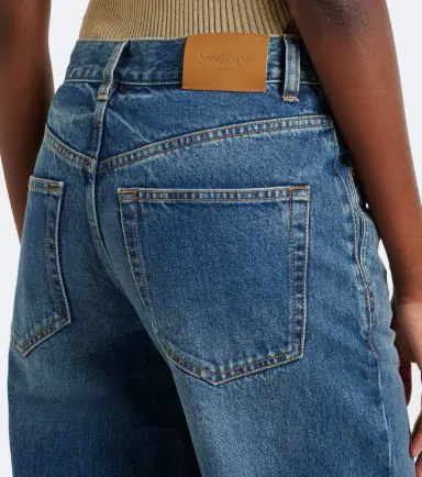 Saint Laurent Neo '90s wide-leg jeans | Thumbnail 4 Saint Laurent Neo '90s wide-leg jeans | Thumbnail 4