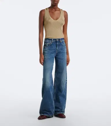 Saint Laurent Neo '90s wide-leg jeans | Thumbnail 5 Saint Laurent Neo '90s wide-leg jeans | Thumbnail 5