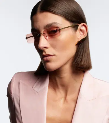 Cartier Eyewear Collection C De Cartier rectangular sunglasses | Thumbnail 5