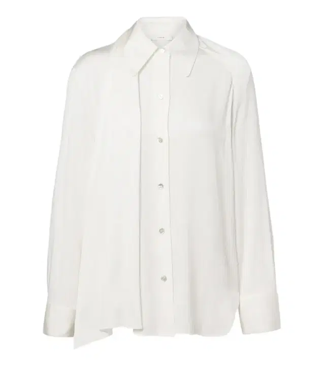 Vince Draped silk-blend satin blouse