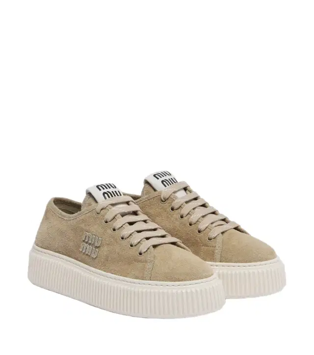 Miu Miu Suede platform sneakers