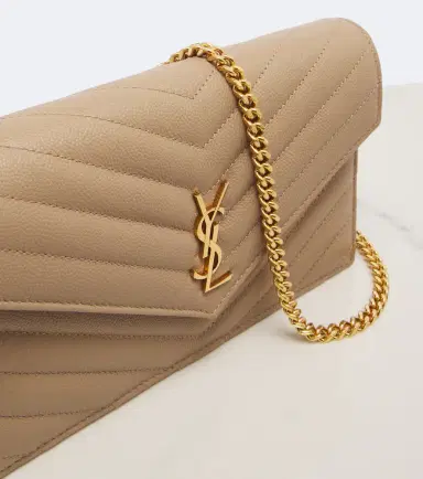 Saint Laurent Cassandre Envelope leather wallet on chain | Thumbnail 3 Saint Laurent Cassandre Envelope leather wallet on chain | Thumbnail 3