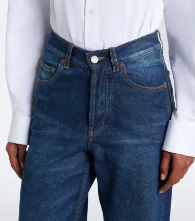 Saint Laurent Faded wide-leg jeans | Thumbnail 4 Saint Laurent Faded wide-leg jeans | Thumbnail 4