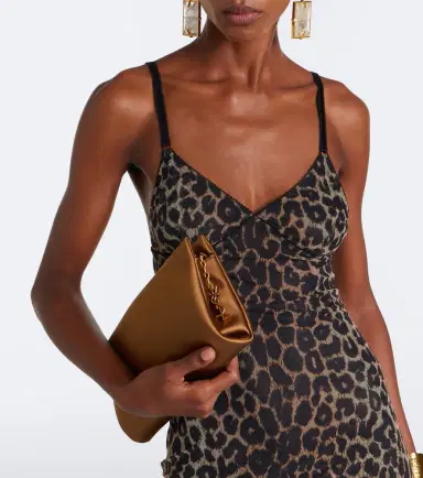 Saint Laurent Evening satin clutch | Thumbnail 6