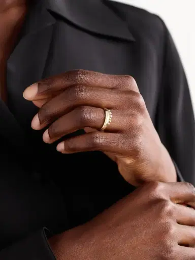 Mizuki 14-karat Gold Diamond Ring | Thumbnail 2