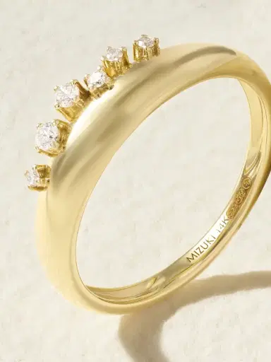 Mizuki 14-karat Gold Diamond Ring | Thumbnail 4