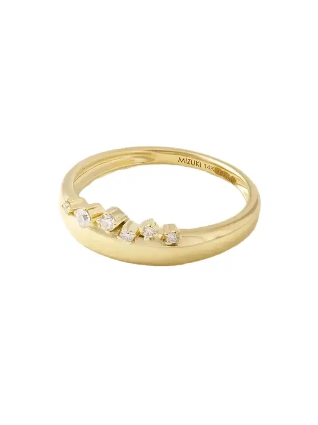 Mizuki 14-karat Gold Diamond Ring