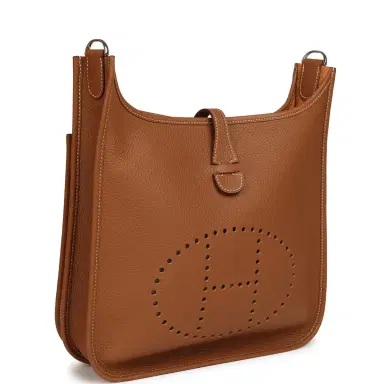 HERMÈS Hermes Evelyne III PM Gold Clemence Palladium Hardware | Thumbnail 2
