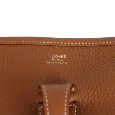 HERMÈS Hermes Evelyne III PM Gold Clemence Palladium Hardware | Thumbnail 7