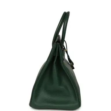 HERMÈS Vintage Hermes Birkin 35 Vert Anglais Ardennes Gold Hardware | Thumbnail 3 HERMÈS Vintage Hermes Birkin 35 Vert Anglais Ardennes Gold Hardware | Thumbnail 3