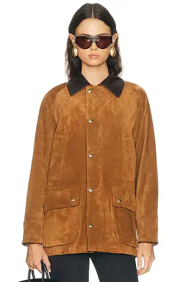 NILI LOTAN Kedem Suede Parka