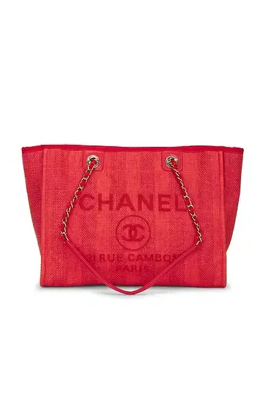 chanel Chanel Small Deauville Tote Bag