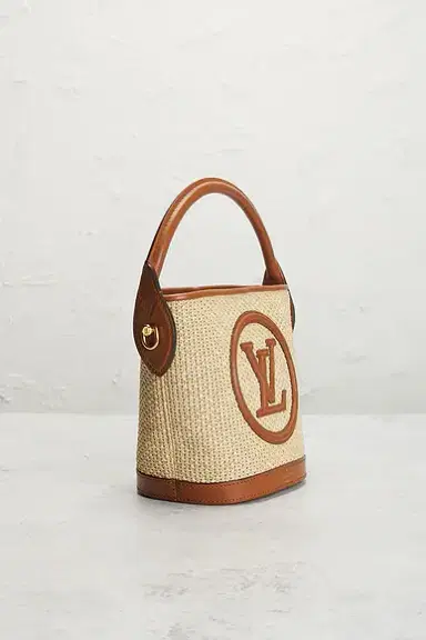 Louis Vuitton Raffia Petite Bucket NM Bag | Thumbnail 4 Louis Vuitton Raffia Petite Bucket NM Bag | Thumbnail 4