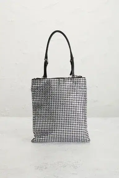 Prada Crystal Embellished Satin Tote Bag | Thumbnail 3