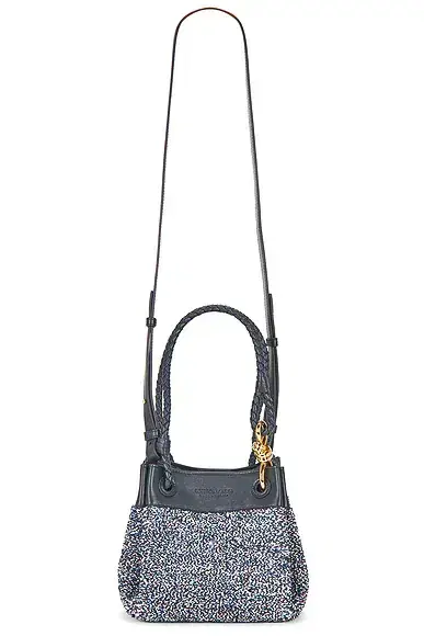 Bottega Veneta Small Parachute Curly Raffia Bag