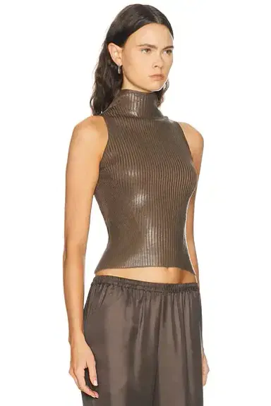 Ralph Lauren Collection Sleeveless Mockneck Sweater | Thumbnail 2