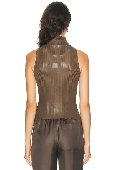 Ralph Lauren Collection Sleeveless Mockneck Sweater | Thumbnail 3