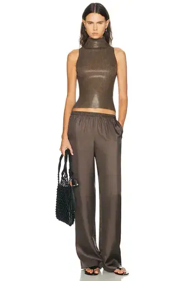Ralph Lauren Collection Sleeveless Mockneck Sweater | Thumbnail 4
