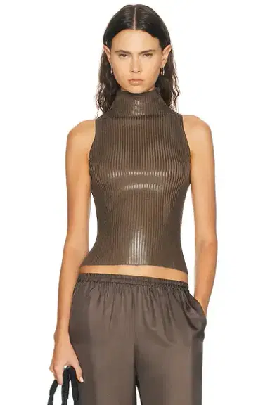 Ralph Lauren Collection Sleeveless Mockneck Sweater | Thumbnail 1