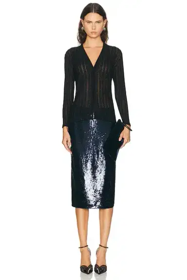 Tom Ford Micro Sequins Evening Cardigan | Thumbnail 4 Tom Ford Micro Sequins Evening Cardigan | Thumbnail 4