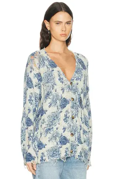 R13 Printed Boyfriend Cardigan | Thumbnail 2