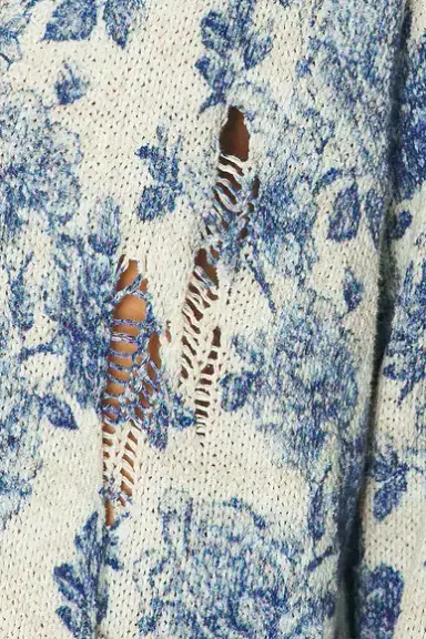 R13 Printed Boyfriend Cardigan | Thumbnail 5