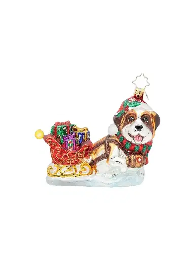 Christopher Radko Animals North Pole Pawtrol Ornament | Thumbnail 1 Christopher Radko Animals North Pole Pawtrol Ornament | Thumbnail 1