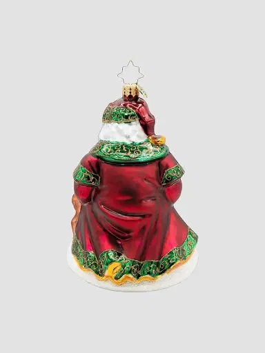 Christopher Radko European Santa a Woodland Offering Ornament | Thumbnail 2 Christopher Radko European Santa a Woodland Offering Ornament | Thumbnail 2