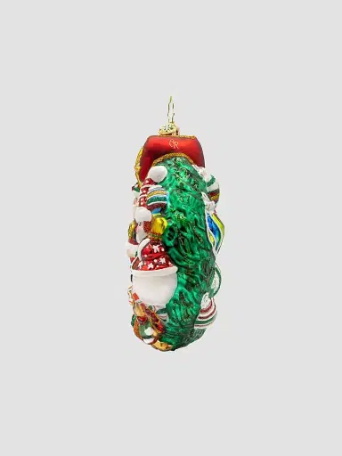 Christopher Radko Jingle All The Way Wreath Glass Ornament | Thumbnail 3