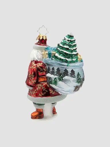 Christopher Radko European Santa Woodland Noel Glass Ornament | Thumbnail 2 Christopher Radko European Santa Woodland Noel Glass Ornament | Thumbnail 2