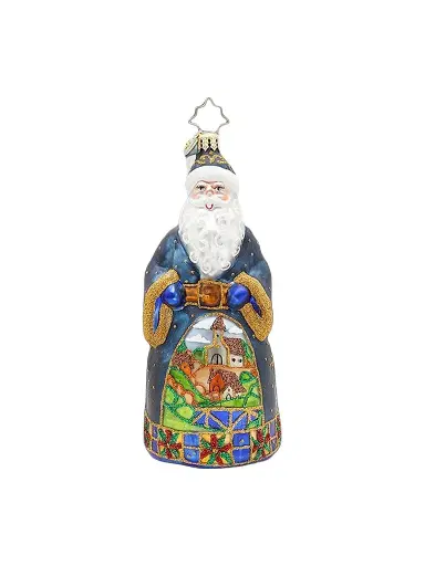 Christopher Radko Santa's Keepsake Village Glass Ornament | Thumbnail 1