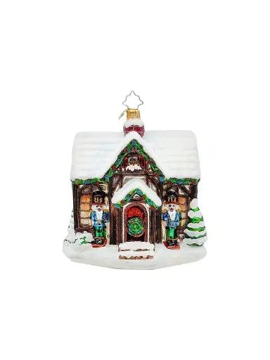 Christopher Radko Home For The Holly-Days Glass Ornament | Thumbnail 1