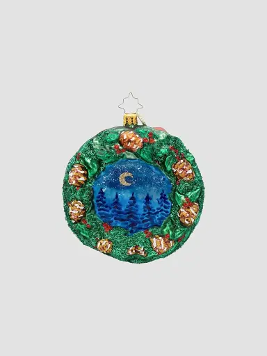 Christopher Radko Wreaths Holly Jolly Hideaway Ornament | Thumbnail 2