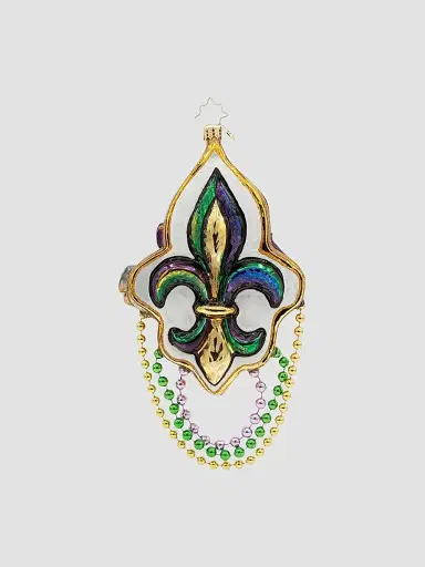 Christopher Radko Mardi Gras Gator Gras Ornament | Thumbnail 2