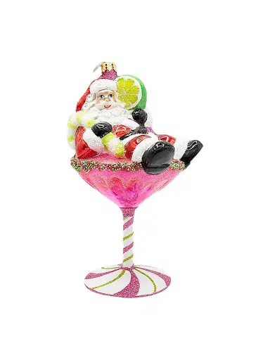 Christopher Radko Whimsical Santa Santa's Christmas Cosmo Ornament | Thumbnail 1