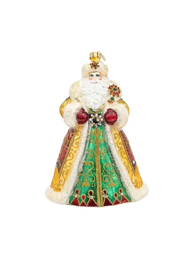 Christopher Radko Crown Of Christmas Glass Ornament