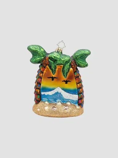Christopher Radko Santa's Breezy Break Glass Ornament | Thumbnail 2