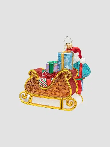Christopher Radko American Santa Color Me Christmas! Glass Ornament | Thumbnail 2 Christopher Radko American Santa Color Me Christmas! Glass Ornament | Thumbnail 2