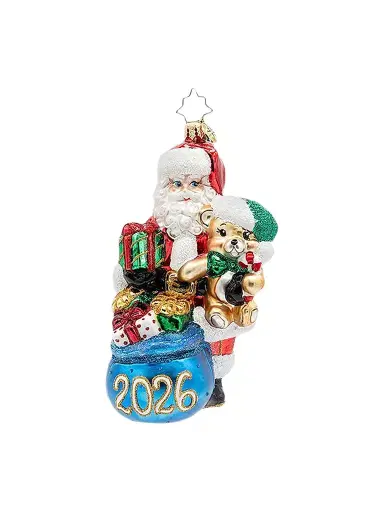 Christopher Radko St. Nick's 2026 Treasures Glass Ornament | Thumbnail 1
