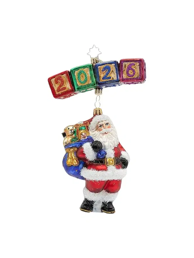 Christopher Radko 2026: Season Of Smiles Glass Ornament