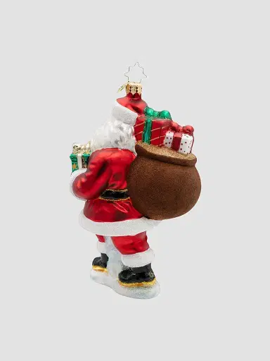 Christopher Radko American Santa Merry Saint Nick Glass Ornament | Thumbnail 2