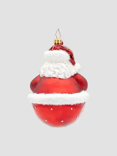 Christopher Radko Whimsical Santa Bearing Holiday Cheer Glass Ornament | Thumbnail 2