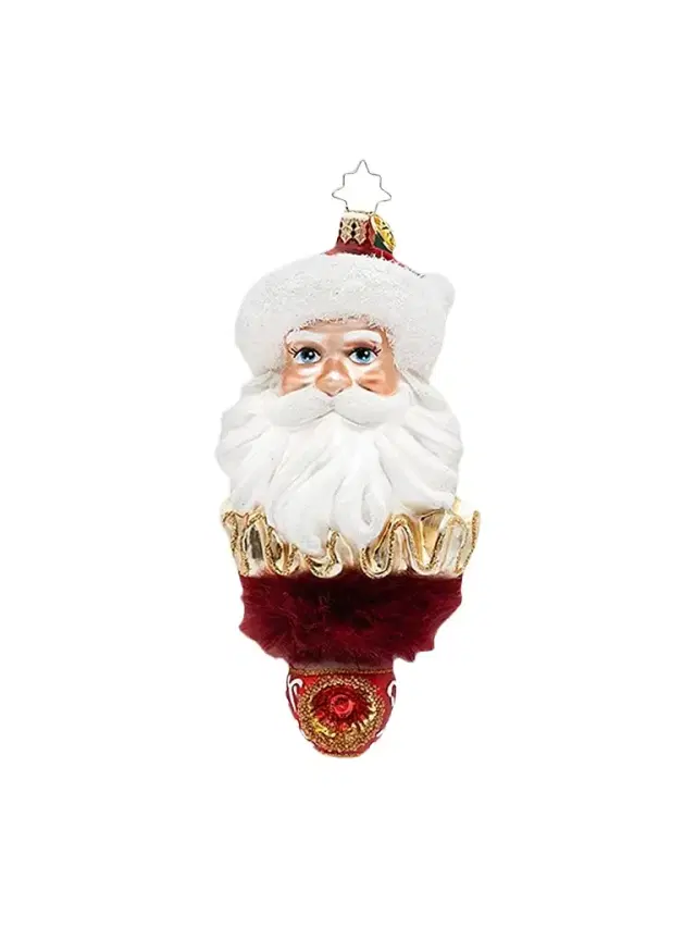 Christopher Radko Marvelous Nicholas Glass Santa Ornament