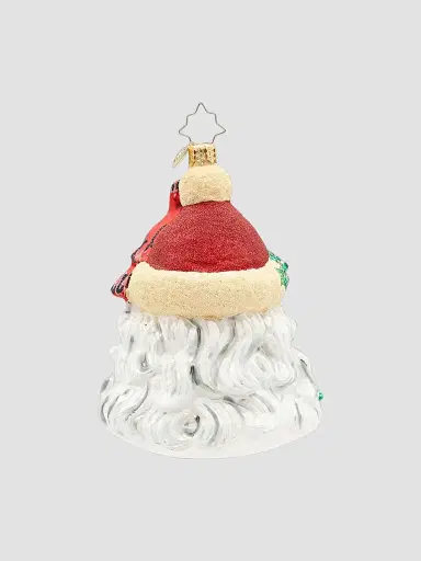 Christopher Radko American Santa Woodland Wishes Santa Ornament | Thumbnail 2 Christopher Radko American Santa Woodland Wishes Santa Ornament | Thumbnail 2