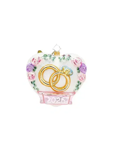 Christopher Radko Dated 2026 Everlasting Love Ornament | Thumbnail 1