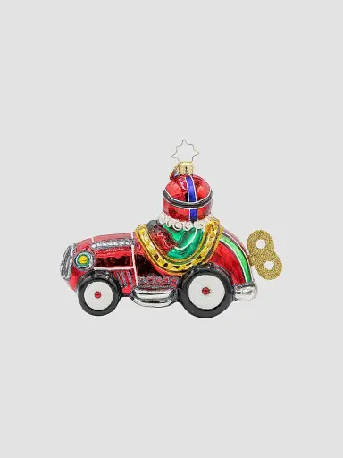 Christopher Radko Kris Kringle Kart Glass Ornament | Thumbnail 2