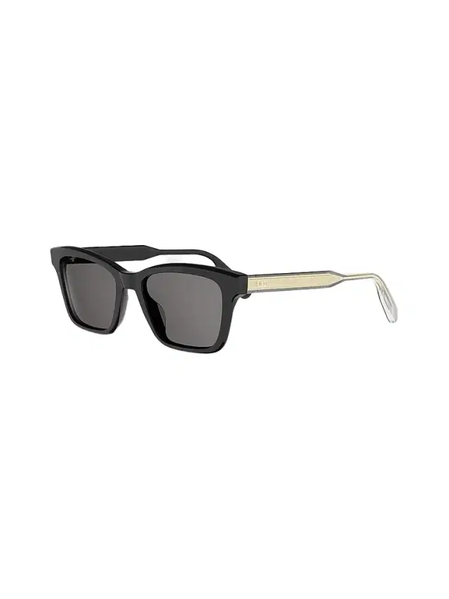 Dior Women's DioRibbon S2I 53MM Rectangular Sunglasses - Black Grey