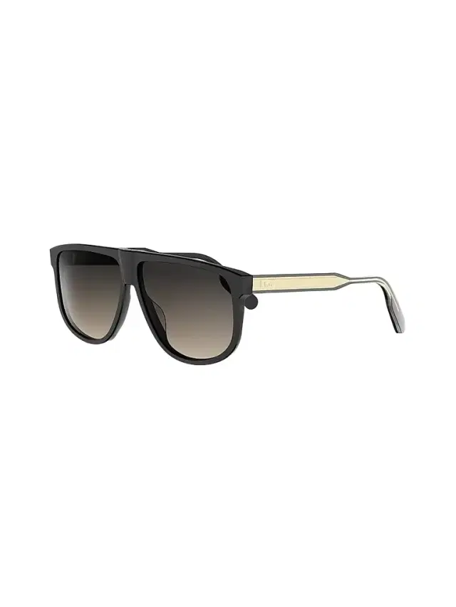Dior Women's DioRibbon S3I 61MM Square Sunglasses - Black