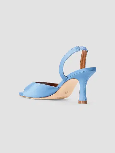 Staud Women's Brigitte 65MM Satin Heels | Thumbnail 3 Staud Women's Brigitte 65MM Satin Heels | Thumbnail 3