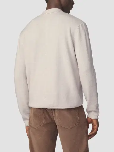 Joe's Jeans Men's Merino Wool Polo Sweater - Ancient Scroll | Thumbnail 3